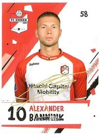Cromo Alexander Bannink - Eredivisie 2018-2019 n. 58 - Ah