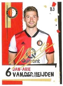 Cromo Jan-Arie Van Der Heijden - Eredivisie 2018-2019 n. 83 - Ah