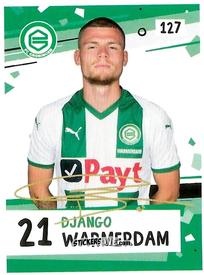 Sticker Django Warmerdam - Eredivisie 2018-2019 n. 127 - Ah