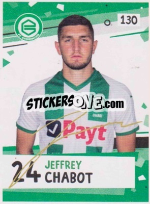 Sticker Jeffrey Chabot - Eredivisie 2018-2019 n. 130 - Ah