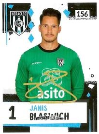 Figurina Janis Blaswich - Eredivisie 2018-2019 n. 156 - Ah