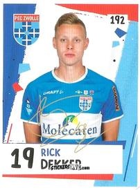Cromo Rick Dekker - Eredivisie 2018-2019 n. 192 - Ah
