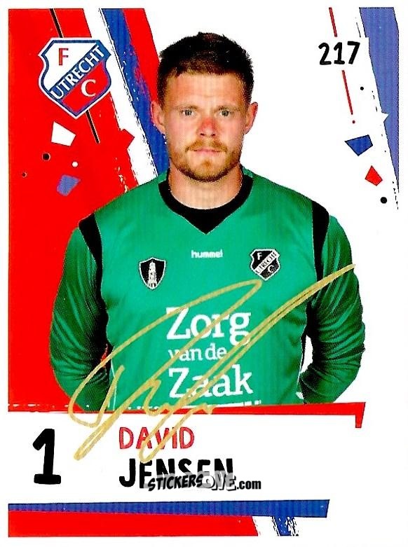 Figurina David Jensen - Eredivisie 2018-2019 n. 217 - Ah