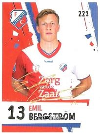 Figurina Emil Bergstrom - Eredivisie 2018-2019 n. 221 - Ah