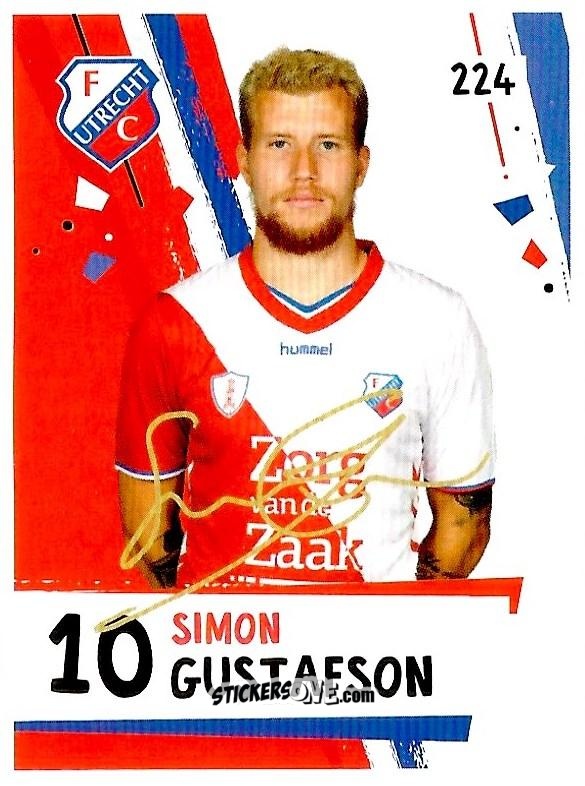 Figurina Simon Gustafson - Eredivisie 2018-2019 n. 224 - Ah