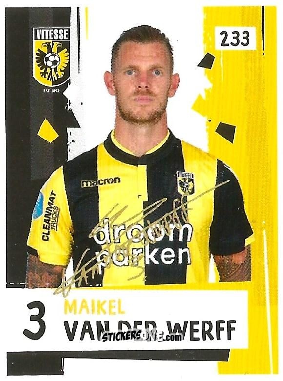 Figurina Maikel Van Der Werff - Eredivisie 2018-2019 n. 233 - Ah