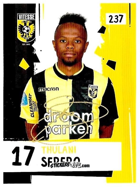 Figurina Thulani Serero - Eredivisie 2018-2019 n. 237 - Ah
