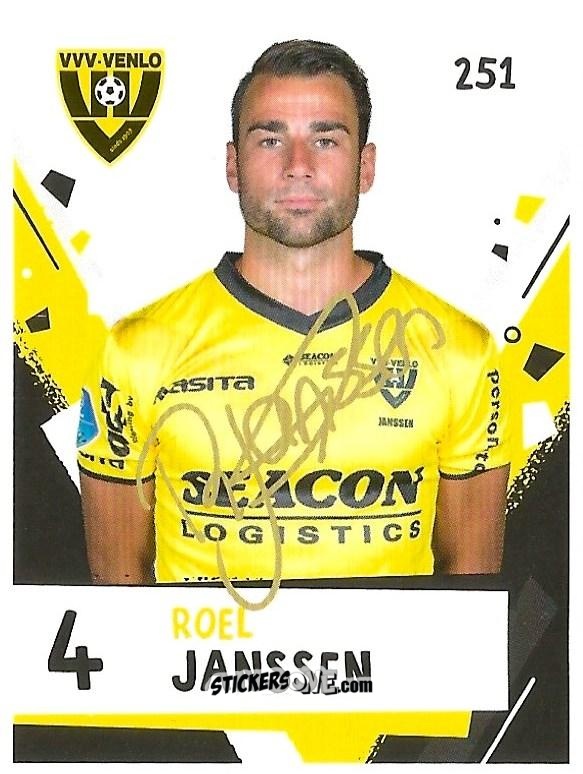 Figurina Roel Janssen - Eredivisie 2018-2019 n. 251 - Ah