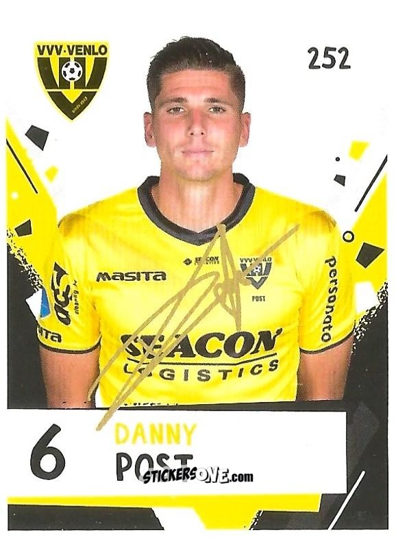 Figurina Danny Post - Eredivisie 2018-2019 n. 252 - Ah