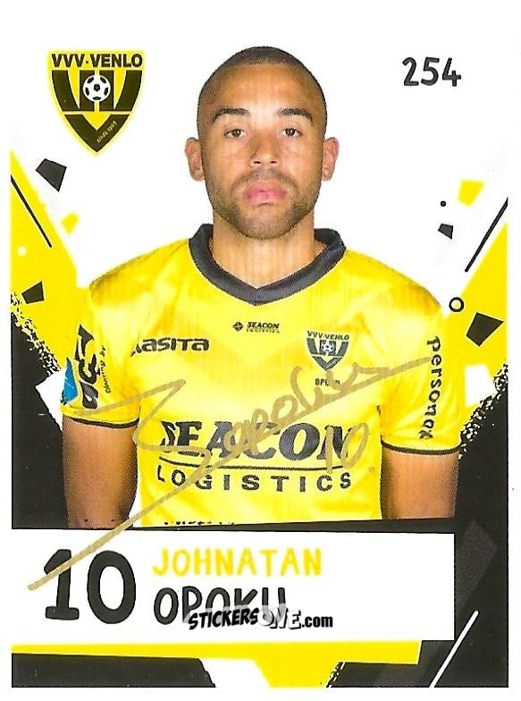 Figurina Johnatan Opoku - Eredivisie 2018-2019 n. 254 - Ah