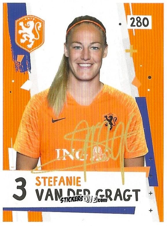 Figurina Stefanie Van Der Gragt - Eredivisie 2018-2019 n. 280 - Ah