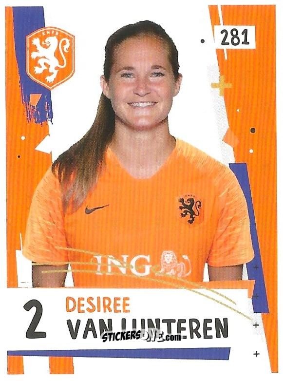 Sticker Desieree Van Lunteren - Eredivisie 2018-2019 n. 281 - Ah