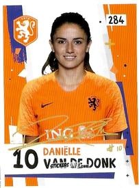 Sticker Danielle Van De Donk - Eredivisie 2018-2019 n. 284 - Ah