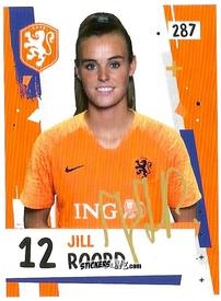 Figurina Jill Roord - Eredivisie 2018-2019 n. 287 - Ah
