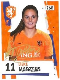 Figurina Lieke Martens - Eredivisie 2018-2019 n. 288 - Ah