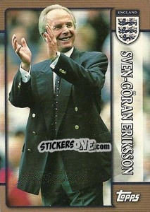 Sticker Sven-Goran Eriksson - England 2002 n. 1 - Topps