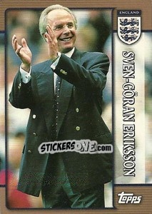 Sticker Sven-Goran Eriksson - England 2002 - Topps