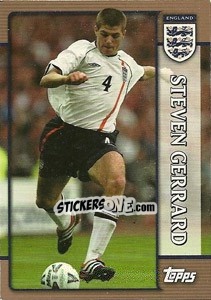 Cromo Steven Gerrard - England 2002 - Topps