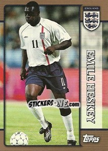 Sticker Emile Heskey - England 2002 n. 11 - Topps