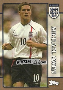 Sticker Michael Owen - England 2002 n. 13 - Topps