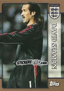 Sticker David Seaman - England 2002 n. 14 - Topps