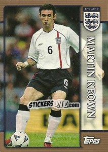Sticker Martin Keown - England 2002 n. 17 - Topps
