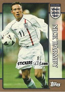 Sticker Nick Barmby - England 2002 n. 20 - Topps