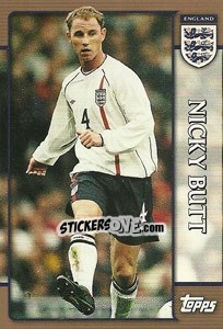 Sticker Nicky Butt - England 2002 n. 21 - Topps