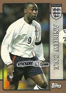 Sticker Andrew Cole - England 2002 - Topps