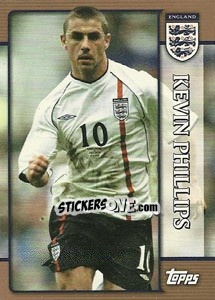 Sticker Kevin Phillips - England 2002 - Topps
