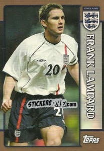 Sticker Frank Lampard - England 2002 n. 30 - Topps