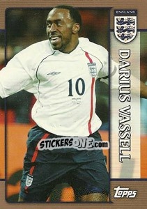 Sticker Darius Vassell - England 2002 - Topps