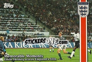 Sticker Germany v. England - England 2002 n. 36 - Topps