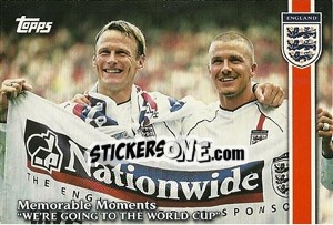 Sticker England v. Greece - England 2002 - Topps