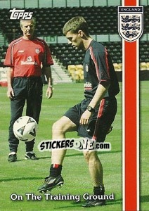 Sticker On The Training Ground - England 2002 n. 44 - Topps