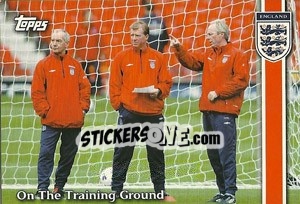 Figurina On The Training Ground - England 2002 n. 45 - Topps