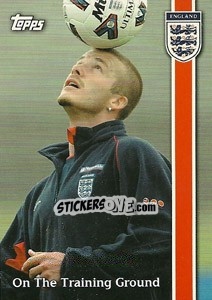 Cromo On The Training Ground - England 2002 - Topps