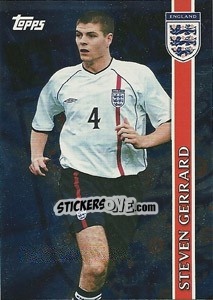 Sticker Steven Gerrard - England 2002 n. E4 - Topps