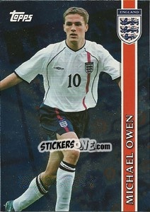 Sticker Michael Owen - England 2002 - Topps