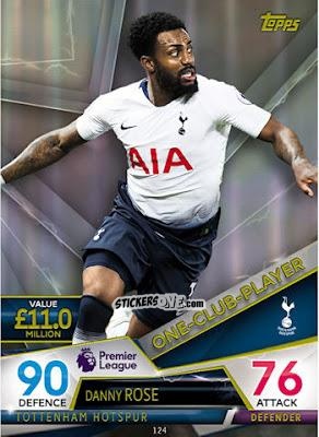 Cromo Danny Rose - English Premier League 2018-2019. Match Attax Ultimate n. 124 - Topps