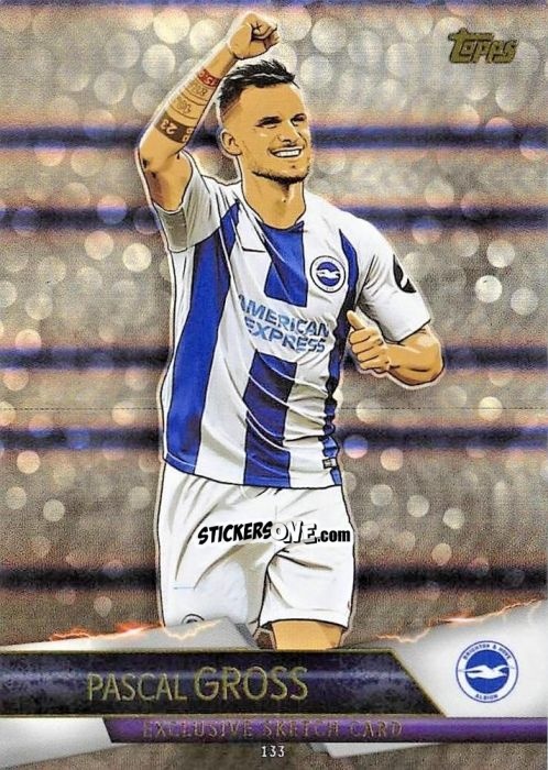 Figurina Pascal Gross - English Premier League 2018-2019. Match Attax Ultimate n. 133 - Topps