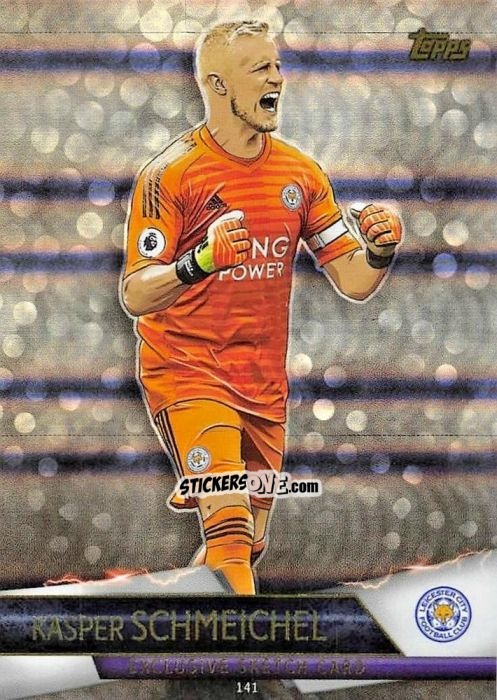 Figurina Kasper Schmeichel - English Premier League 2018-2019. Match Attax Ultimate n. 141 - Topps