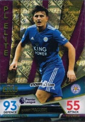 Sticker Harry Maguire - English Premier League 2018-2019. Match Attax Ultimate n. 155 - Topps