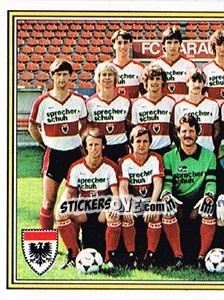 Sticker Mannschaft (puzzle 1) - Football Switzerland 1983-1984 n. 13 - Panini