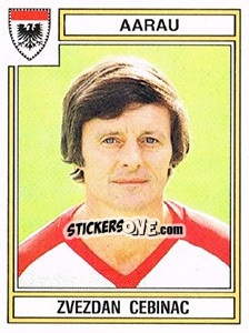 Sticker Zvezdan Cebinac - Football Switzerland 1983-1984 - Panini