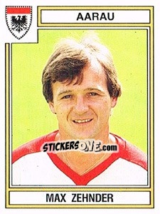 Sticker Max Zehnder - Football Switzerland 1983-1984 - Panini