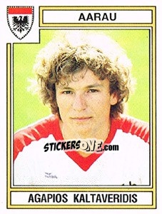 Sticker Agapios Kaltaveridis - Football Switzerland 1983-1984 - Panini
