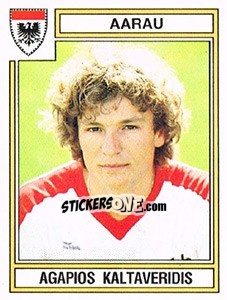 Sticker Agapios Kaltaveridis - Football Switzerland 1983-1984 n. 21 - Panini