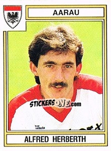 Sticker Alfred Herberth - Football Switzerland 1983-1984 - Panini