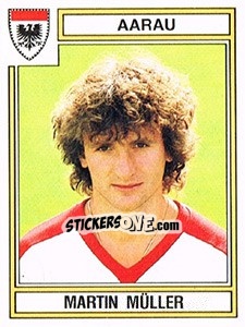 Cromo Martin Muller - Football Switzerland 1983-1984 - Panini